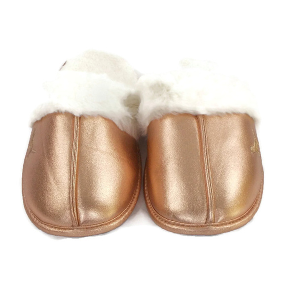 rose gold slippers